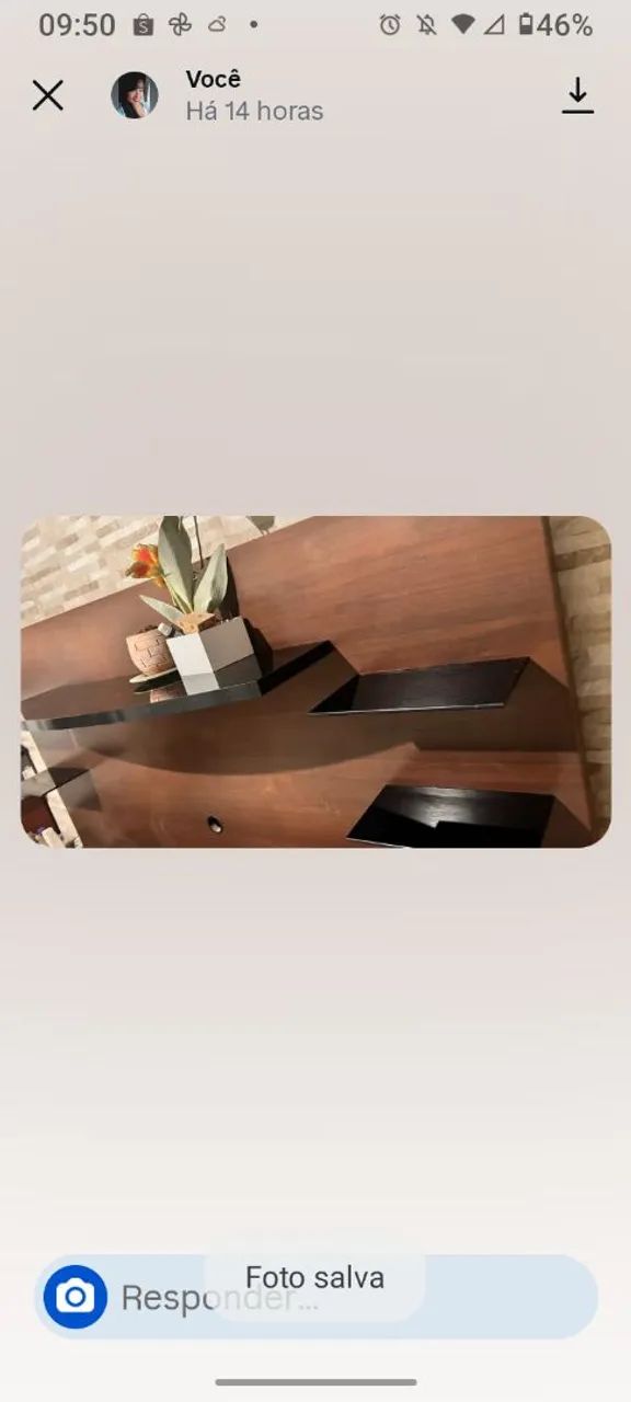 Rack com Painel de madeira  - Foto 2