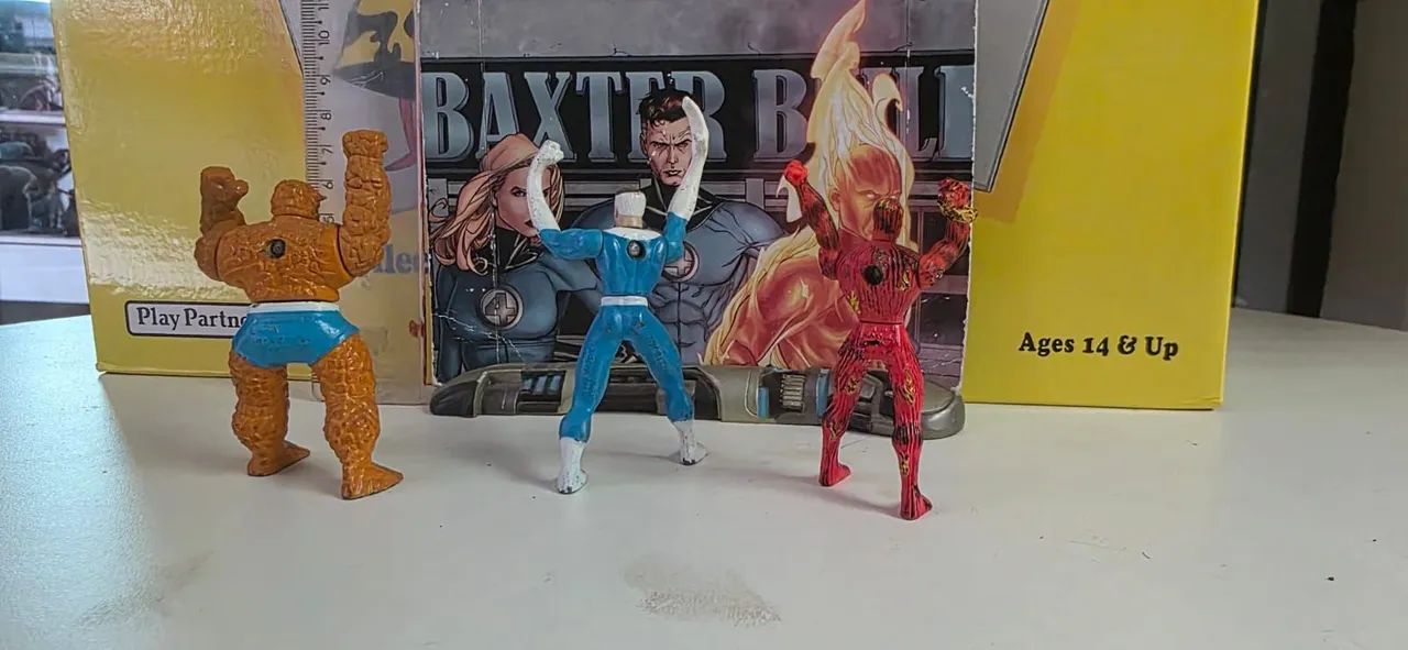 Quarteto Fantástico  figuras de chumbo . - Foto 5