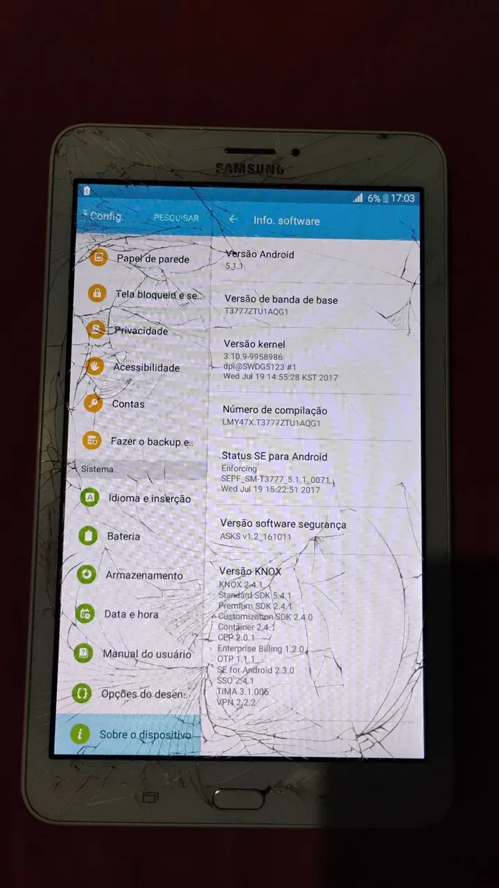 Tablet Samsung tab E para concerto Atenção não aceito devoluções  - Foto 2