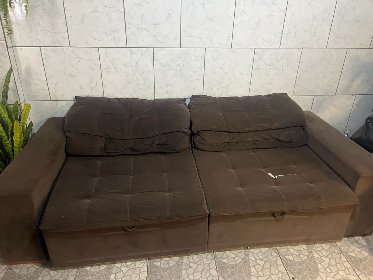 vendo Sofá Retrátil 4 lugares 