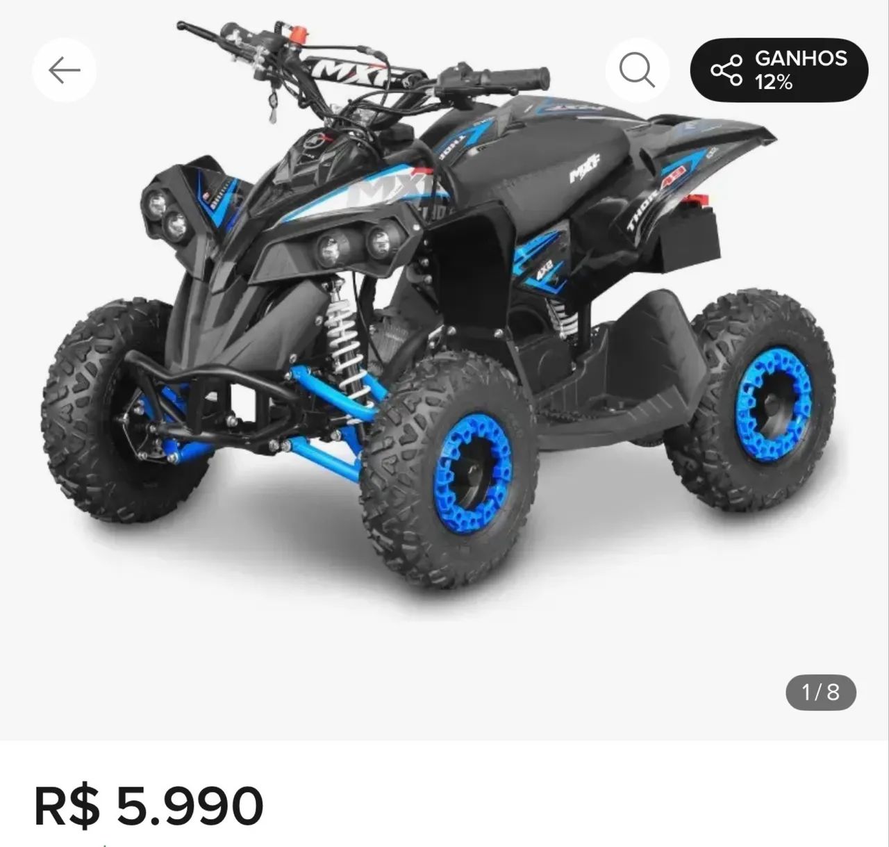 Quadriciclo 49cc - Foto 4