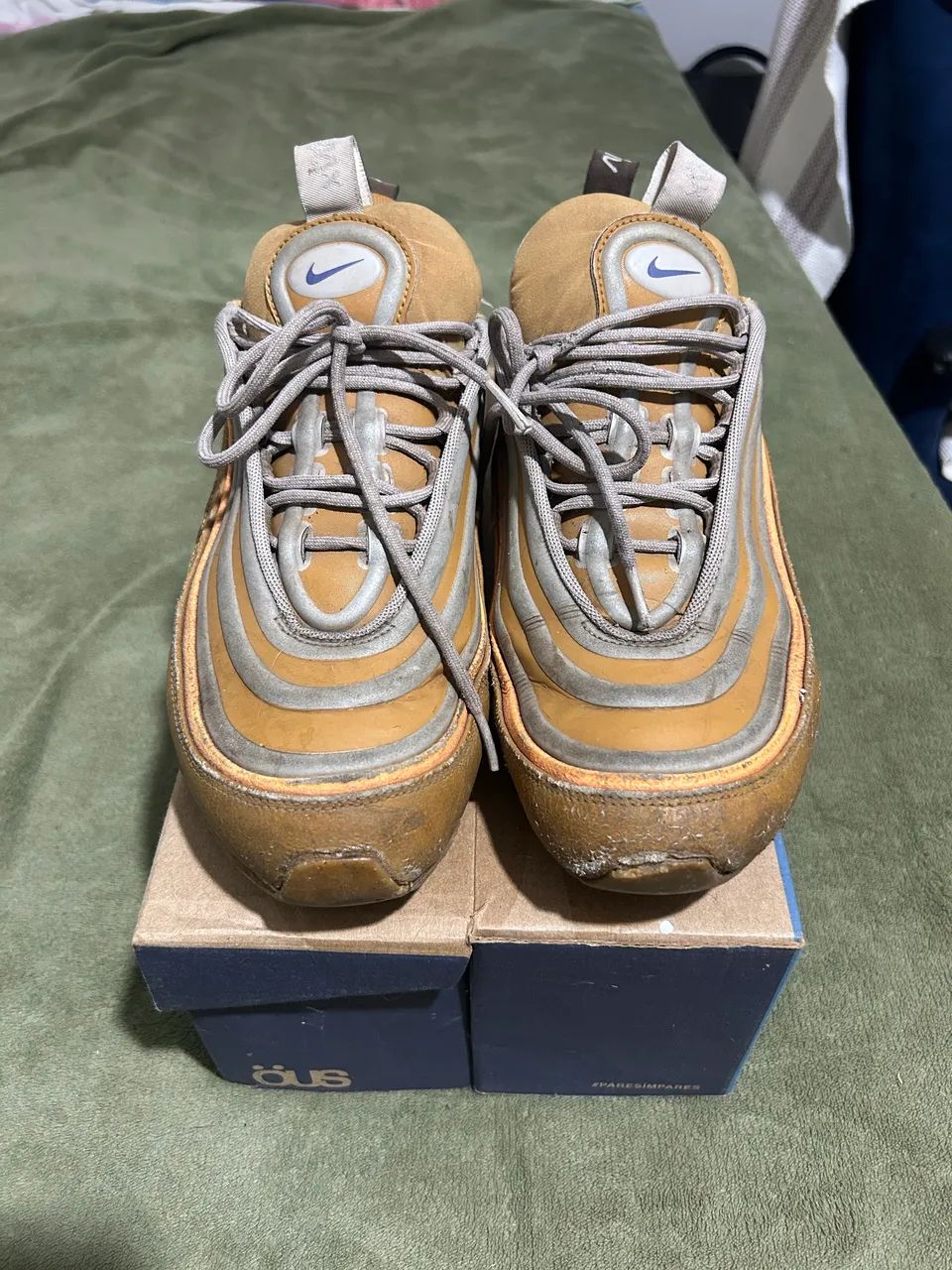 Tênis Nike Air Max 97 Laranja - Tam 42 - Original - Foto 2
