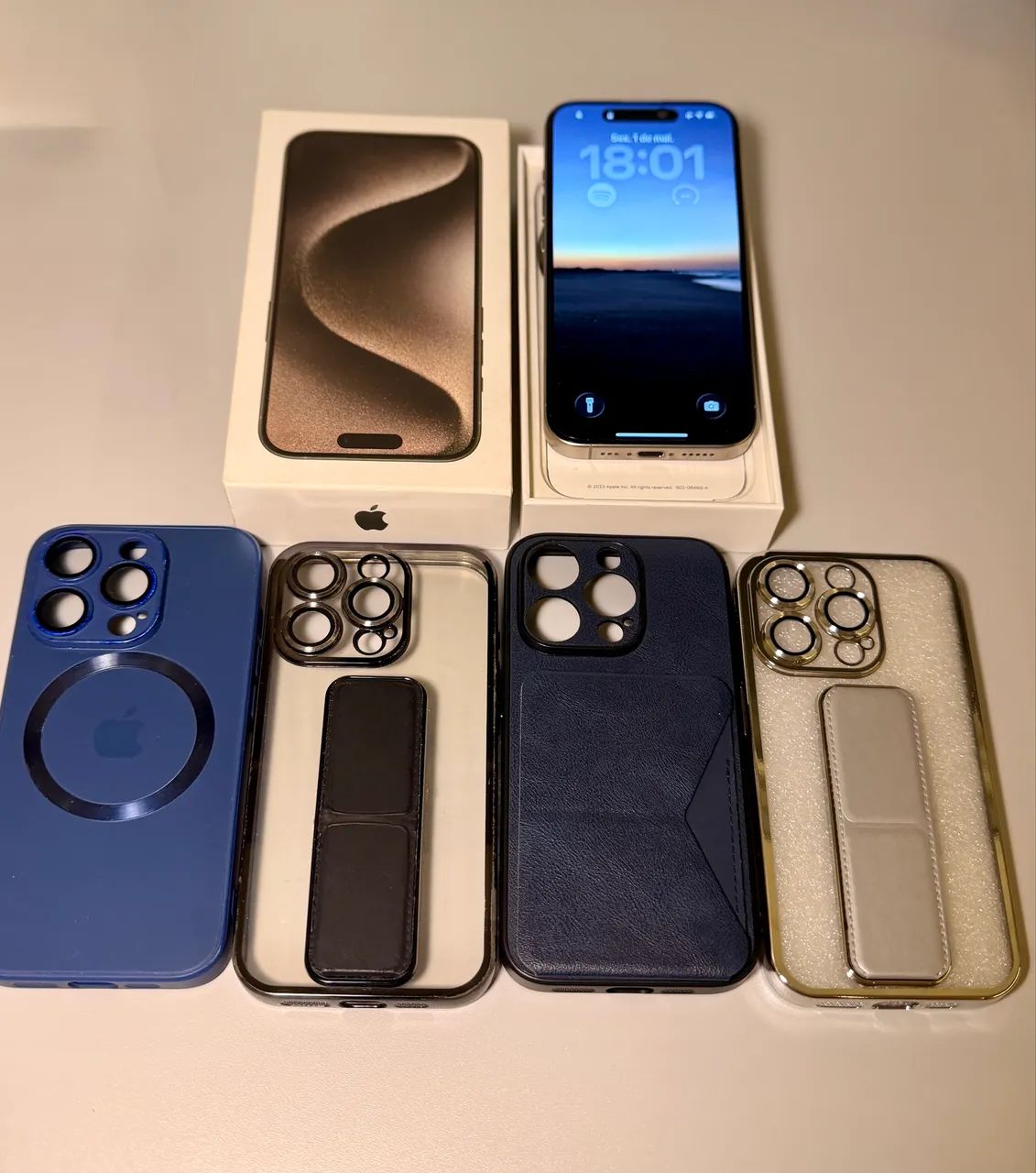 iPhone 15 Pro 256GB novíssimo - Celulares e Smartphones - Tirol