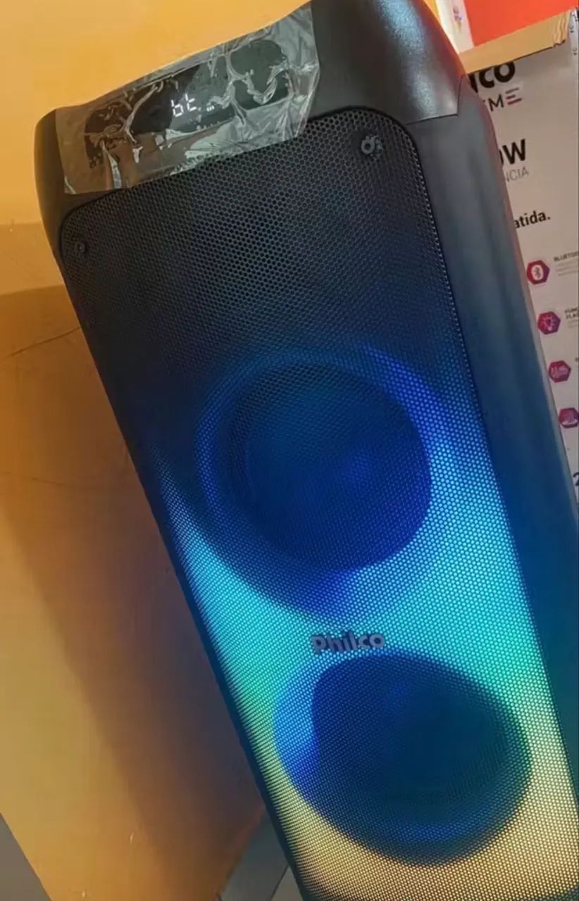 Caixa de Som Amplificada Philco 1350W PCX7200 Bluetooth Bivolt na Caixa