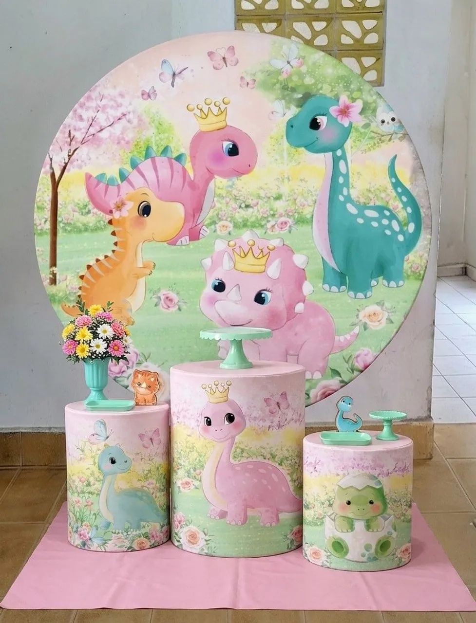 Kit menina Dino Baby 