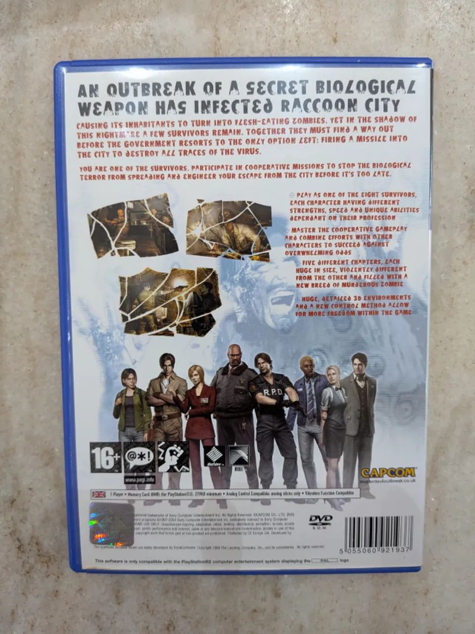 Resident Evil Outbreak PS2 Jogo Completo Original - Foto 2