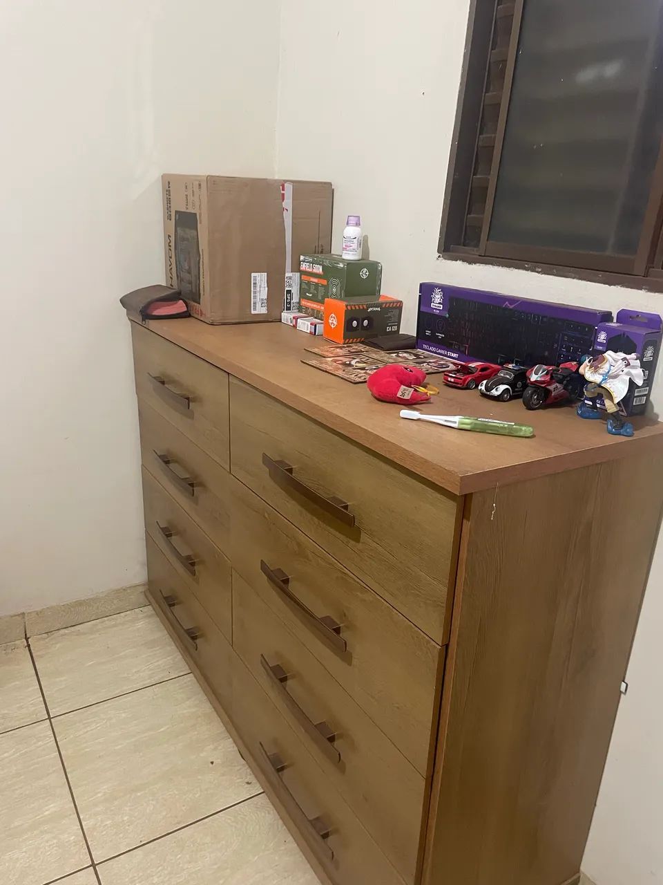 Cômoda 8 Gavetas com Rodinha  - Foto 3