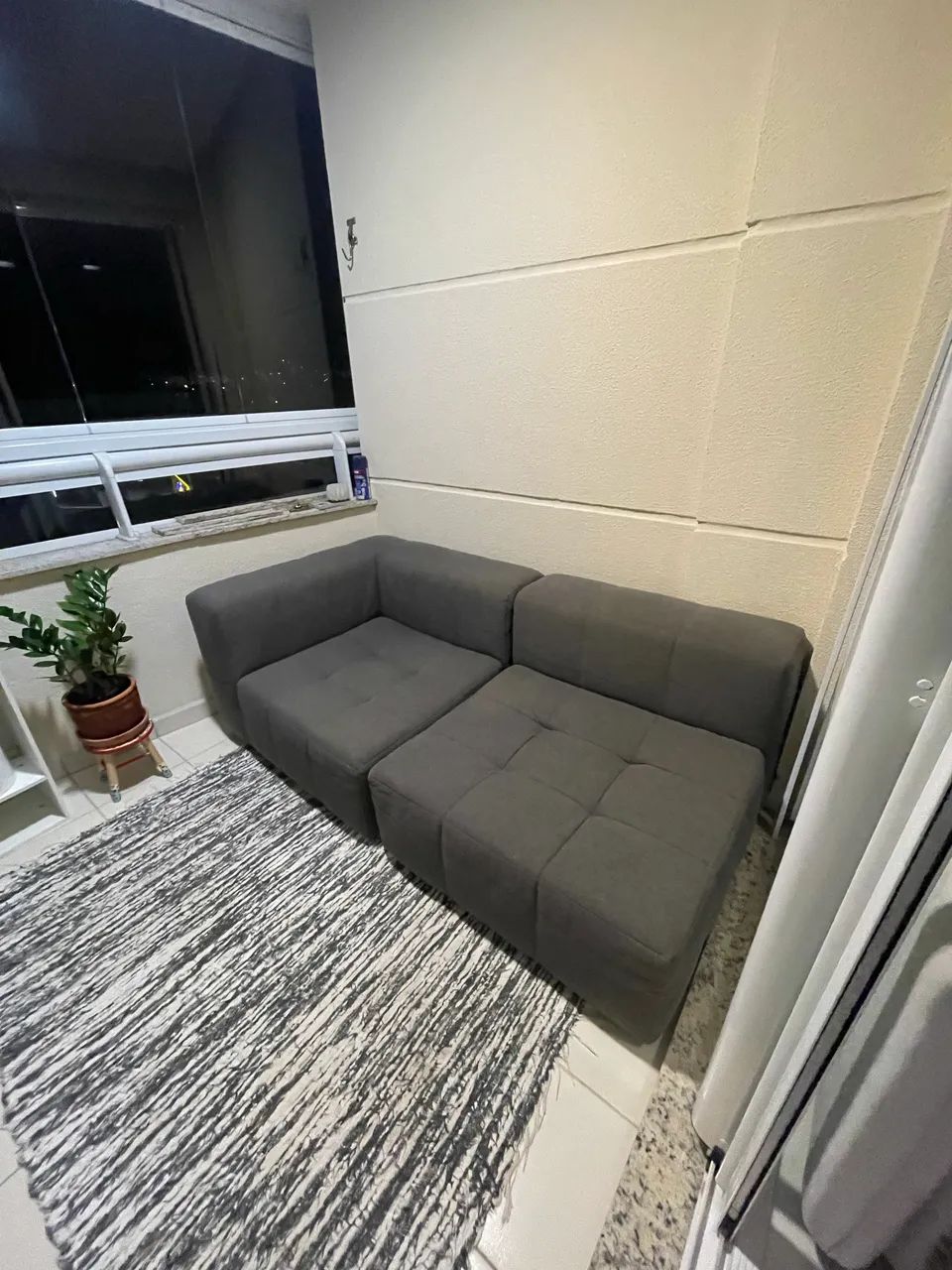 Sofá modular tok & stok cinza - Foto 2