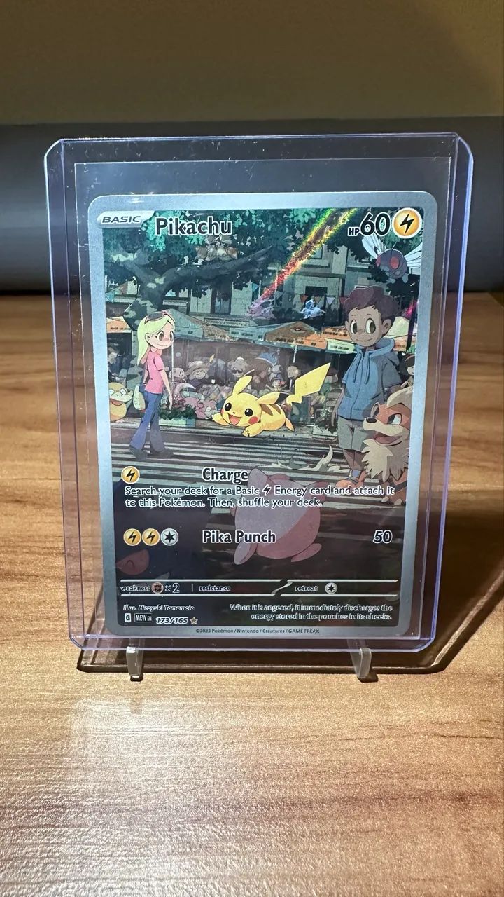 Pikachu NM 173/165 Pokemon 