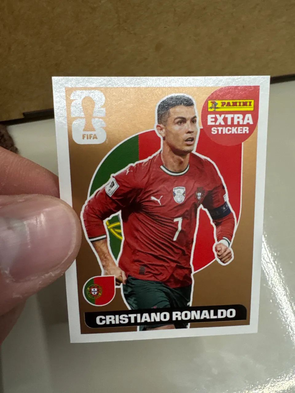 Figurinha legends Cristiano Ronaldo bronze
