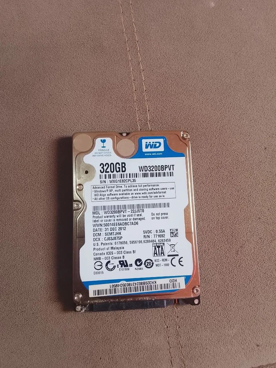 HD 320GB Notebook pra sair logo!! - Foto 2