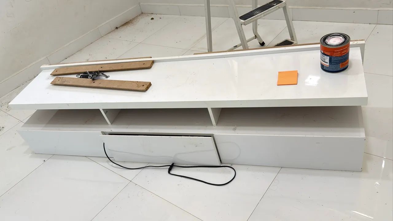 Gaveteiro mdf laqueado 
