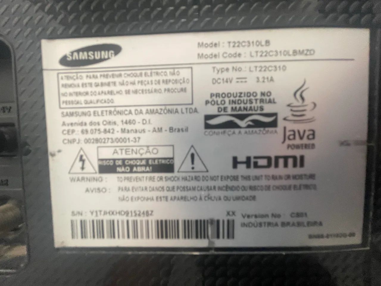 TV monitor - NÃO É SMART - 21 polegadas  - Foto 3