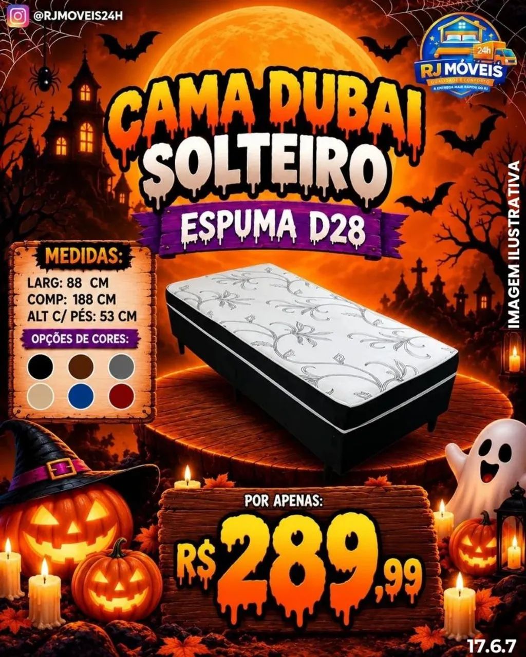 Cama de solteiro 