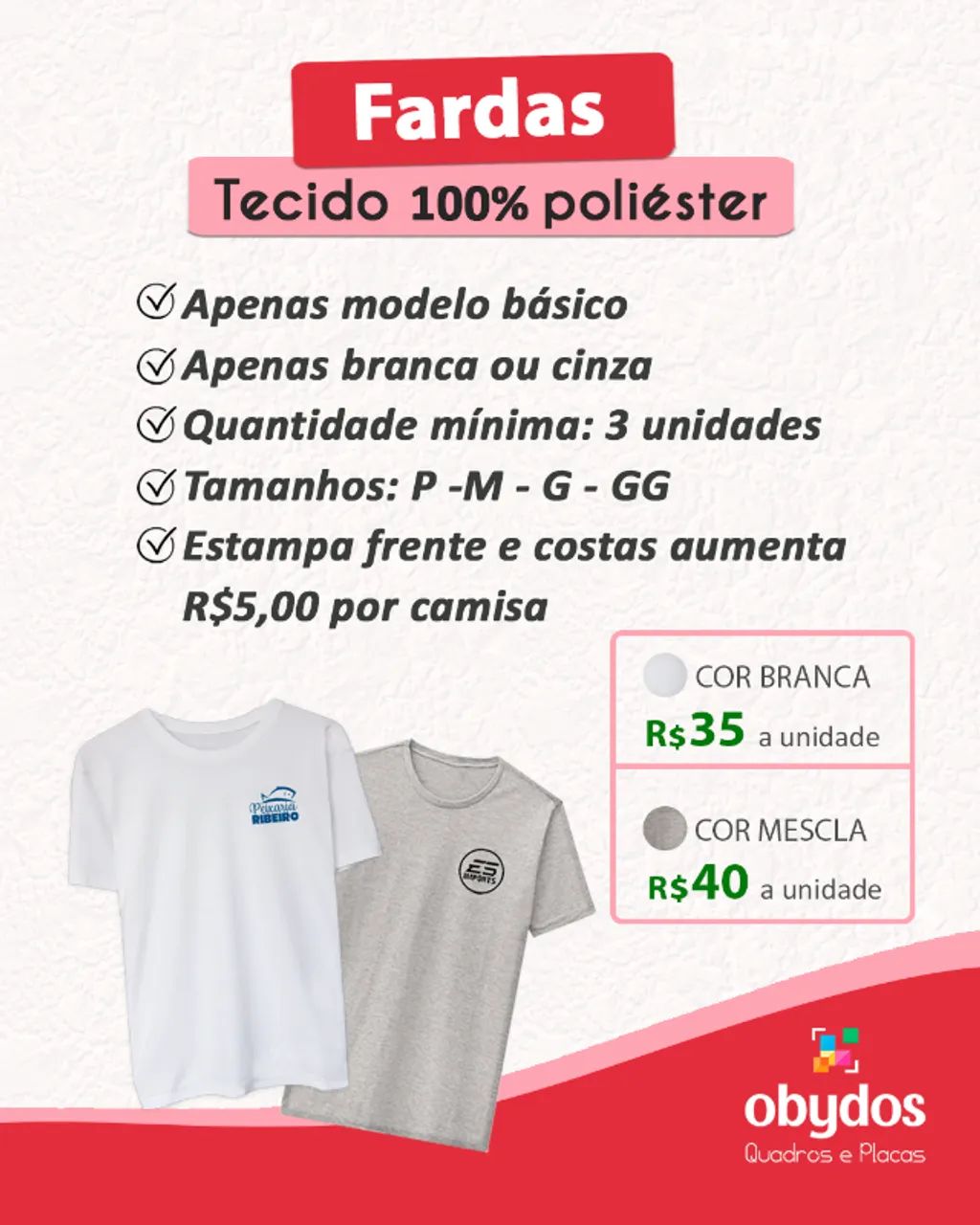Camisas básicas personalizadas - Foto 2