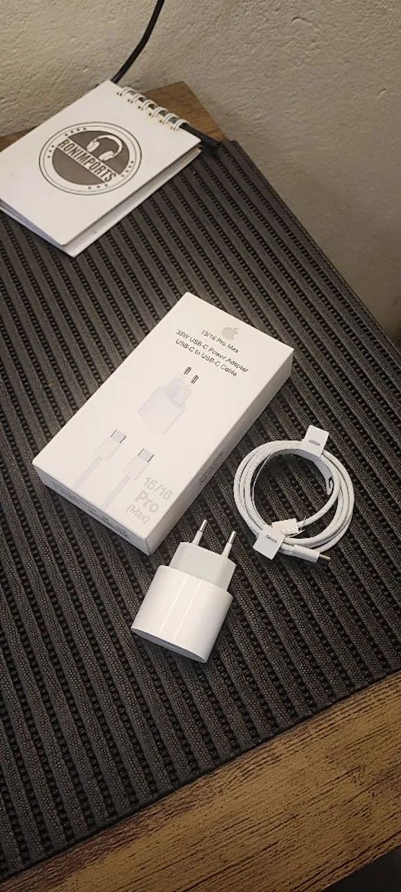 Carregador completo para Ios - USB C + USB C - Premium - 35W