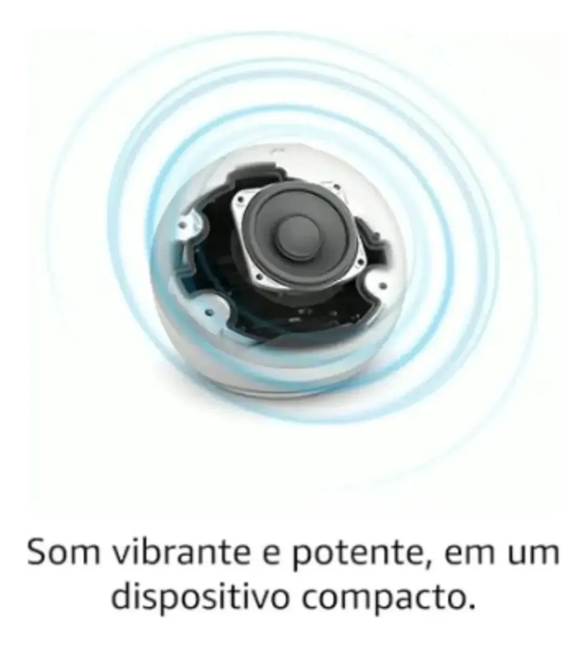 ALEXA ECHO DOT 5ª GERAÇÃO - PRETO E BRANCO  - Foto 5