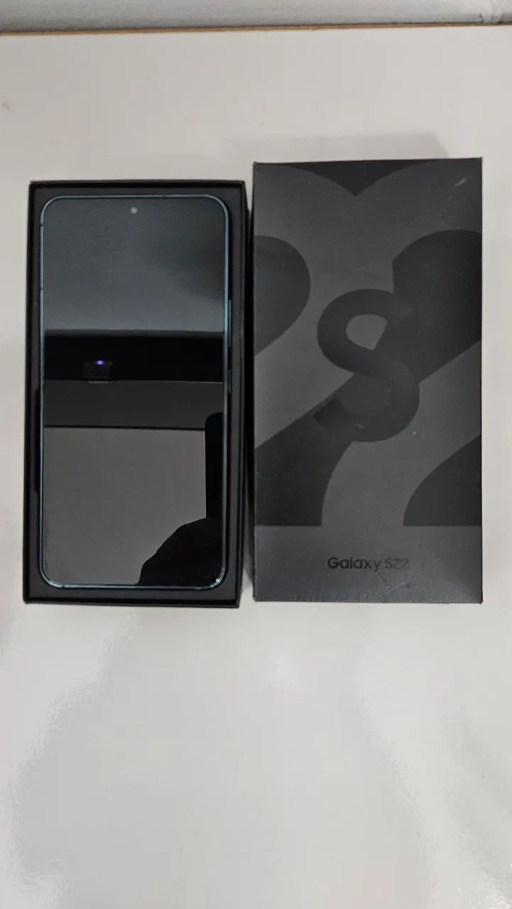 Galaxy S22 com Nota fiscal e caixa