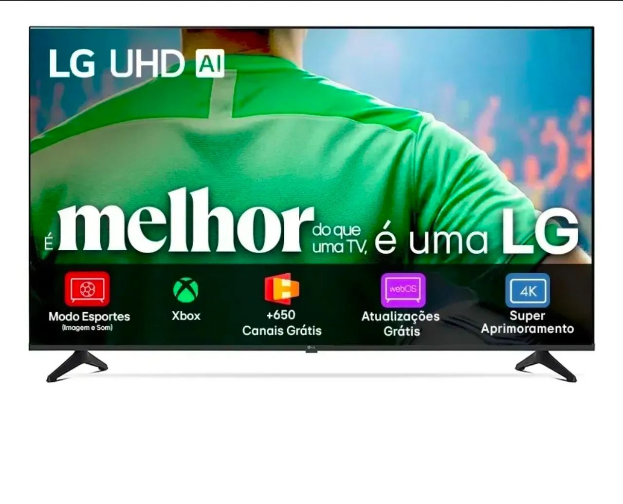 Smart TV LG AI 65 UHD 4K modelo 65UA75 LACRADA - Foto 3