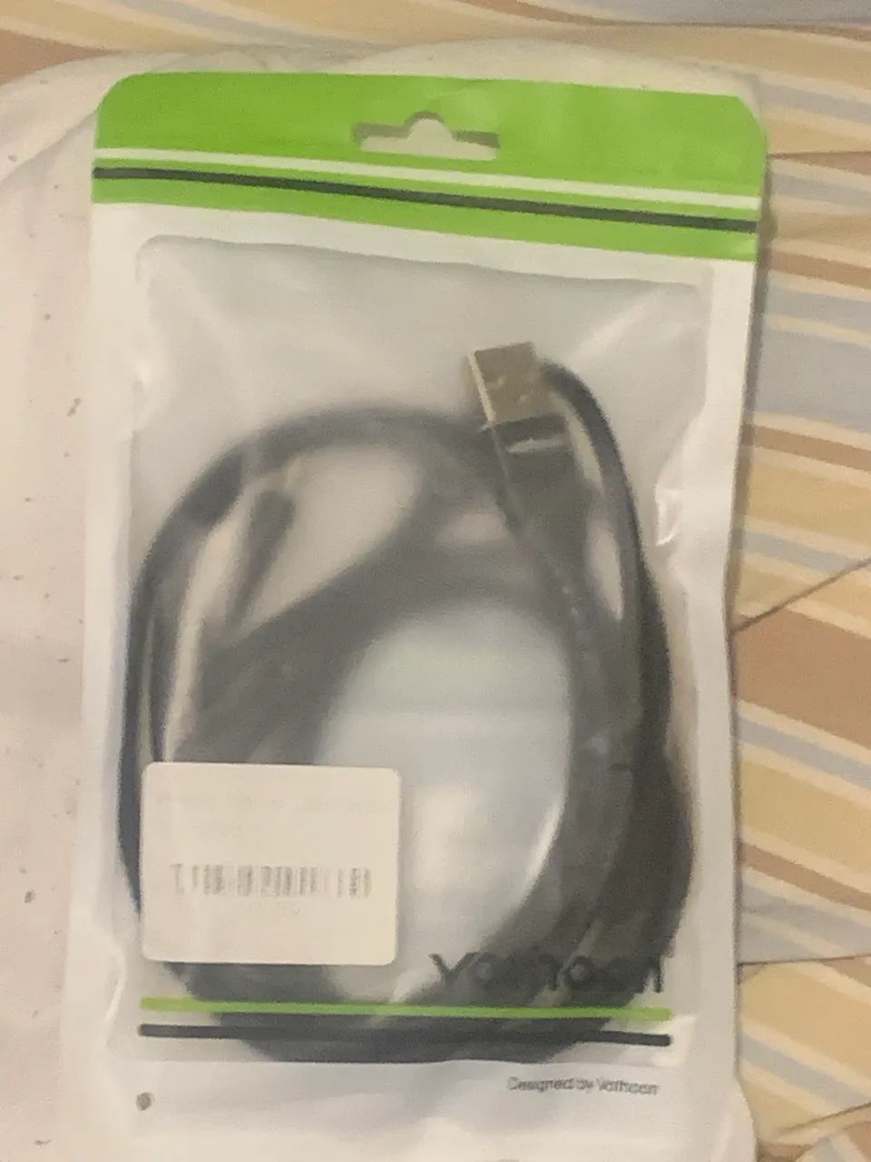 Cabo micro USB trançado de 2 metros 