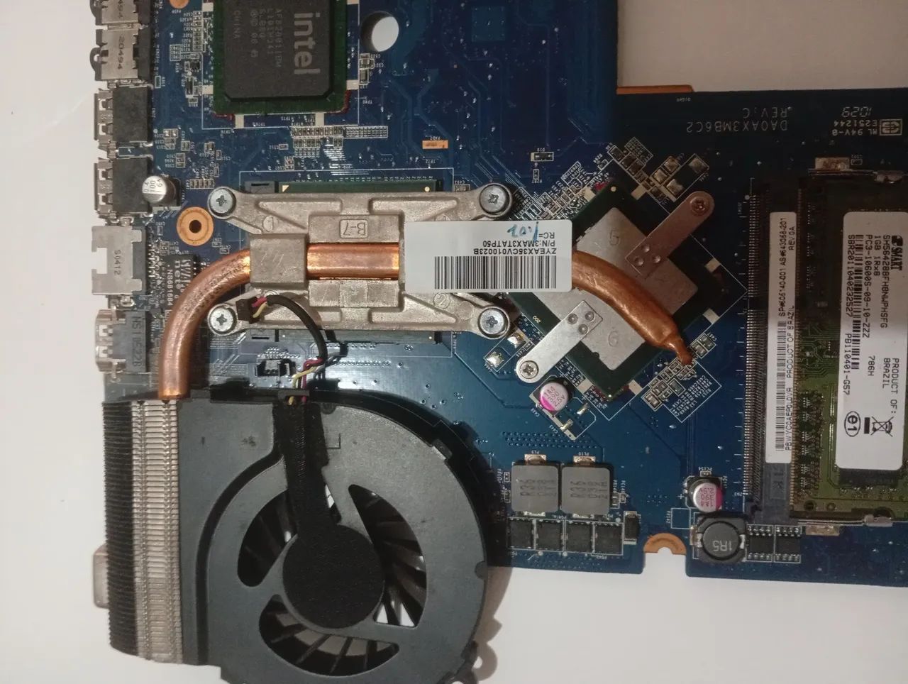 Placa mãe do notebook HP DAOAX3MB6C2 funcionando perfeitamente  - Foto 4