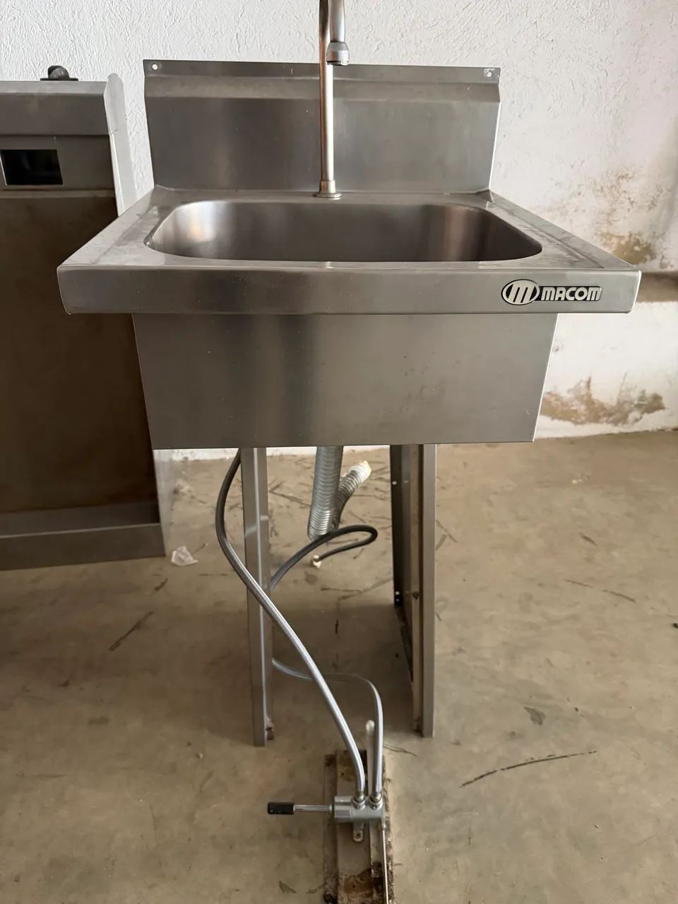  lavatório de mãos industrial em aço inox
