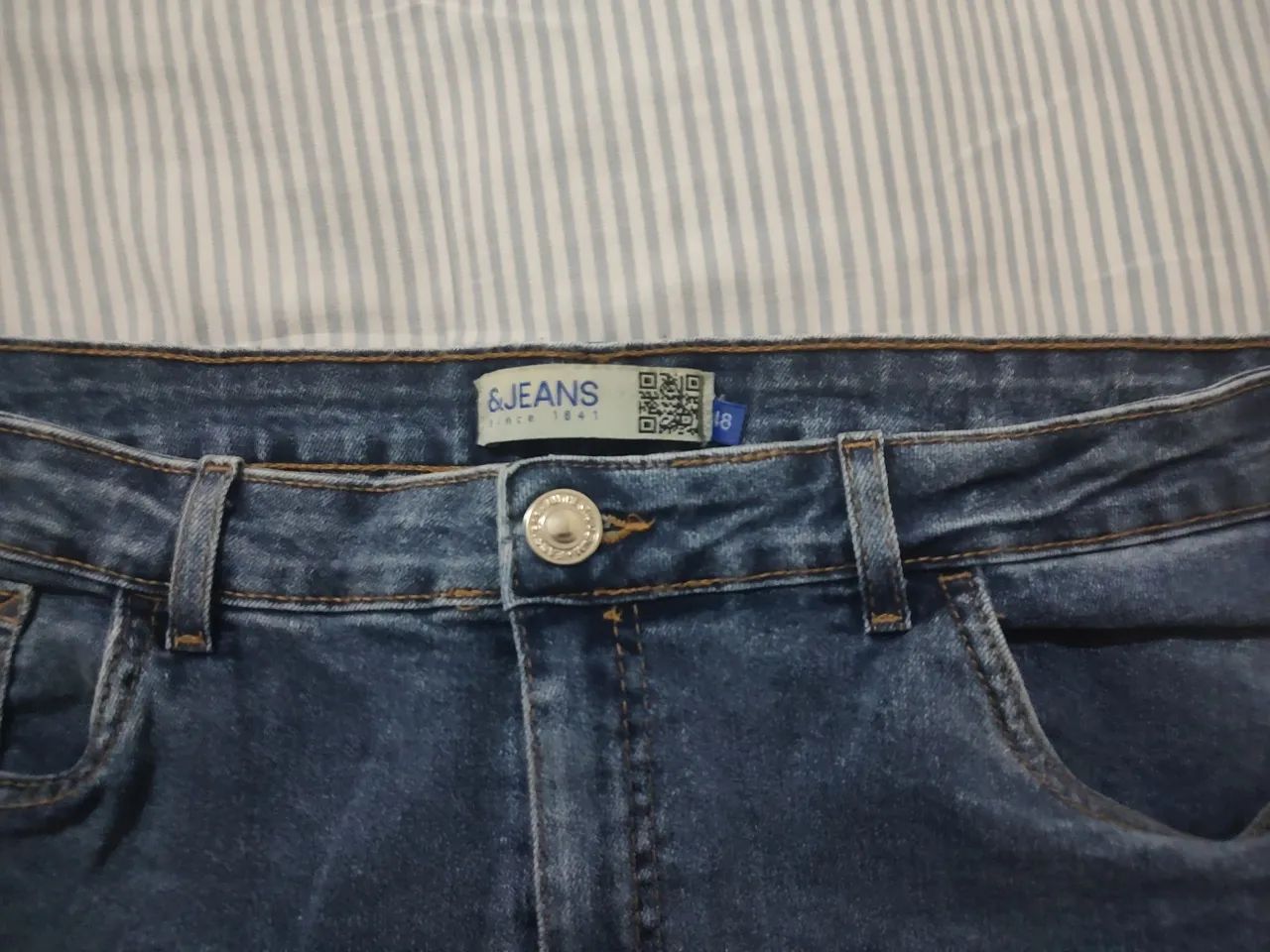 Cal ça jeans feminina 48 nova - Foto 2