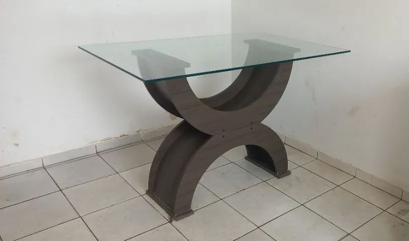 Mesa tampa de vidro 