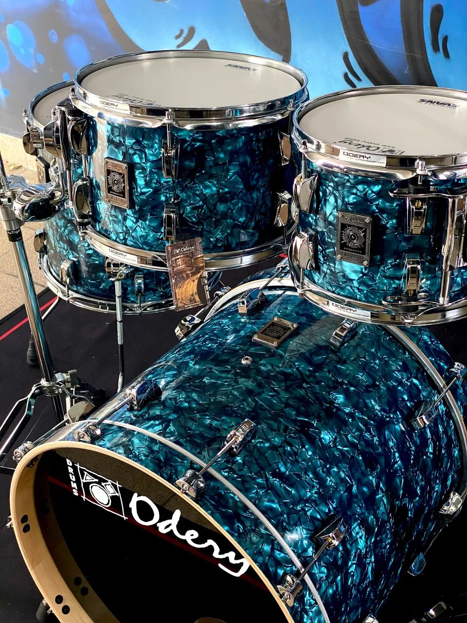Bateria Odery New Eyedentity Blue Cave Maple Birch Nova Shell Pack - Foto 2