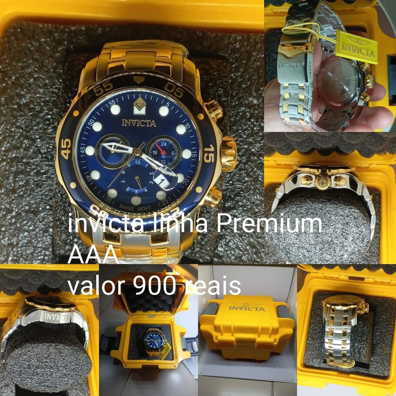 Relógio invicta linha Premium AAA, 100% funcional  - Foto 3
