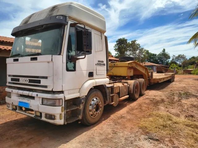 ESCAVADEIRA HYUNDAI 210 E CARRETA PRANCHA - Foto 3