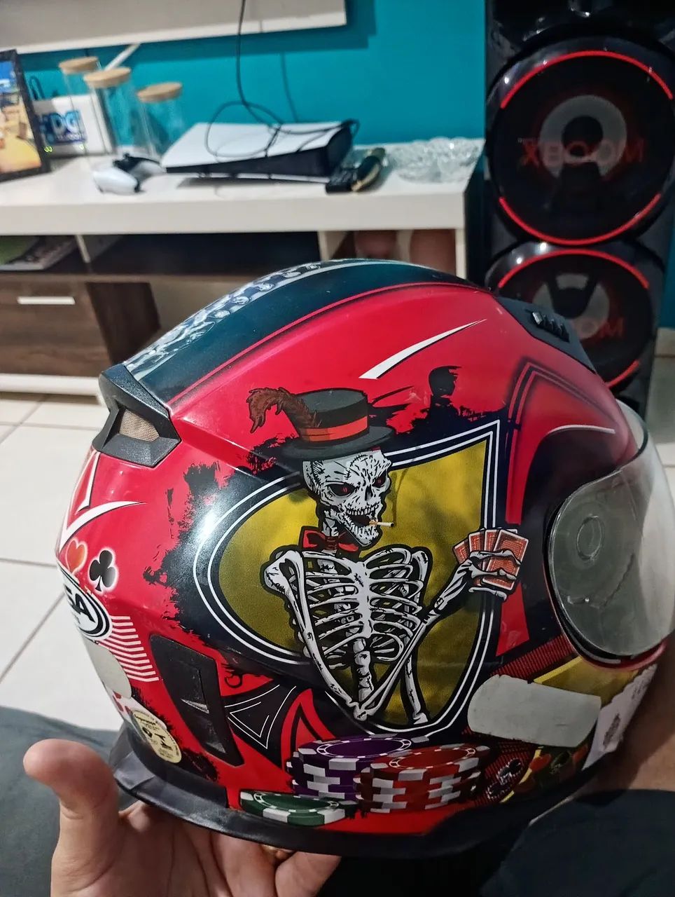 Capacete usado número 60  - Foto 2