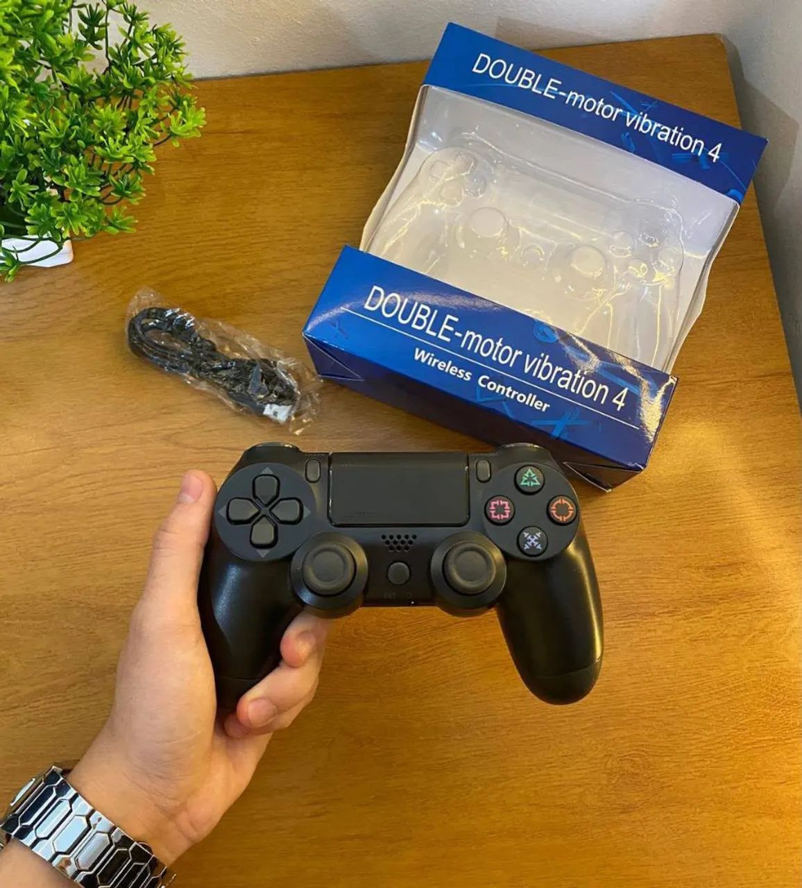 Controle sem fio joystick Bluetooth para PS4 - Foto 3