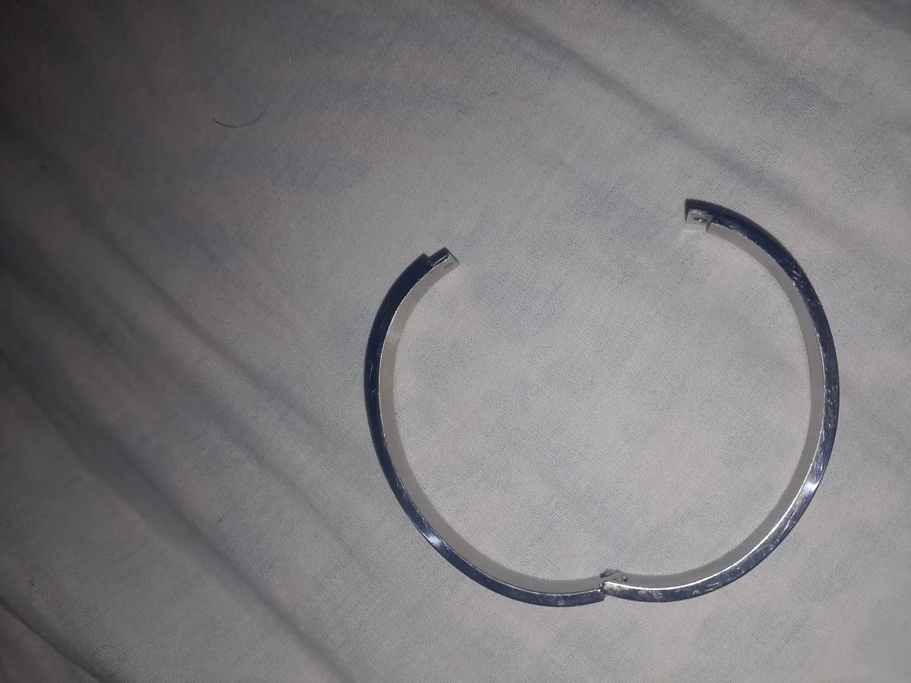 Pulseira prateado aço inox  - Foto 5