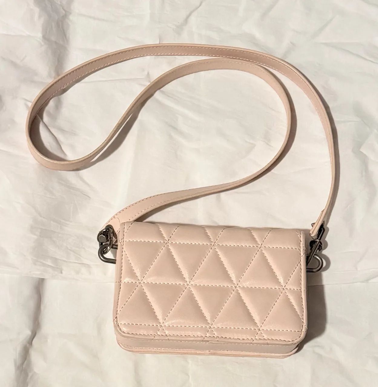Bolsa Schutz Transversal Rosa - Seminova - Foto 3