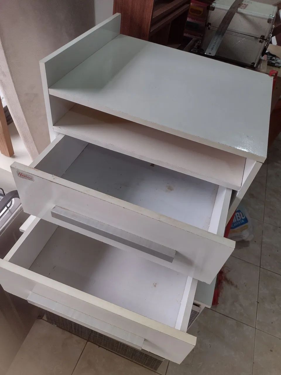 CRIADO MUDO Branco  - Foto 4