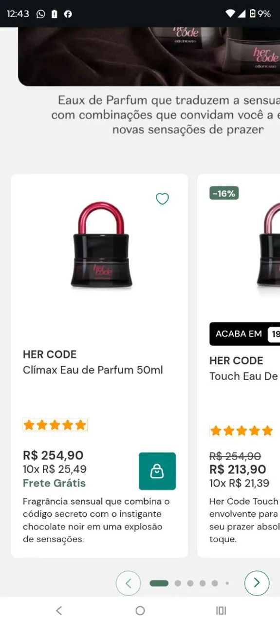HerCode Perfume O boticário  - Foto 3