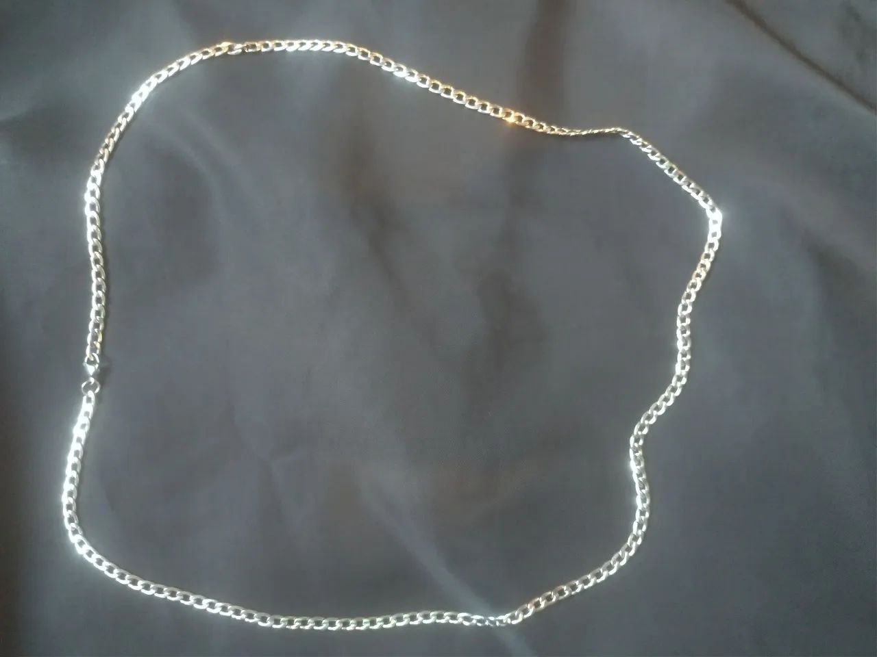 Cordão de prata 925 Grumet Nova - Foto 2