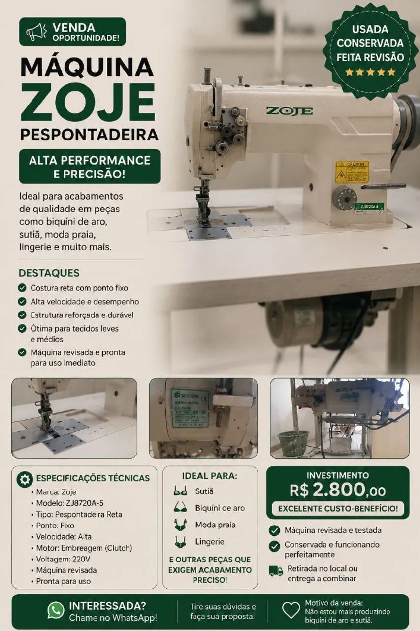 Máquina de costura 