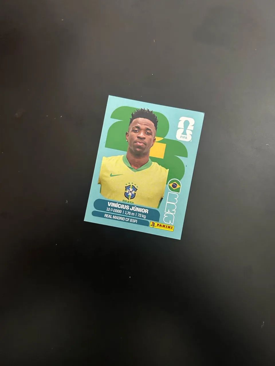 Figurinha vini Júnior 2026