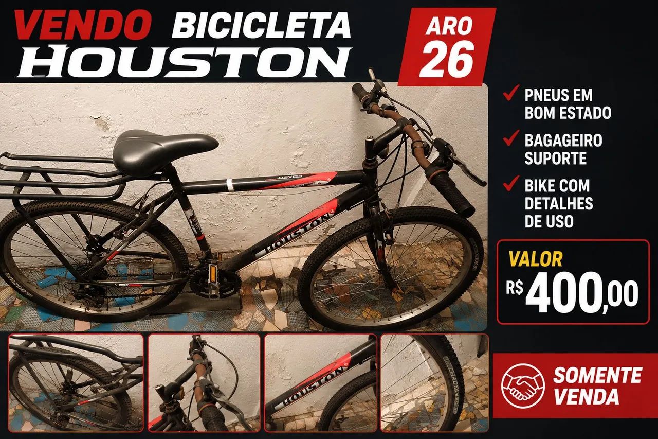 BICICLETA HOUSTON ARO 26