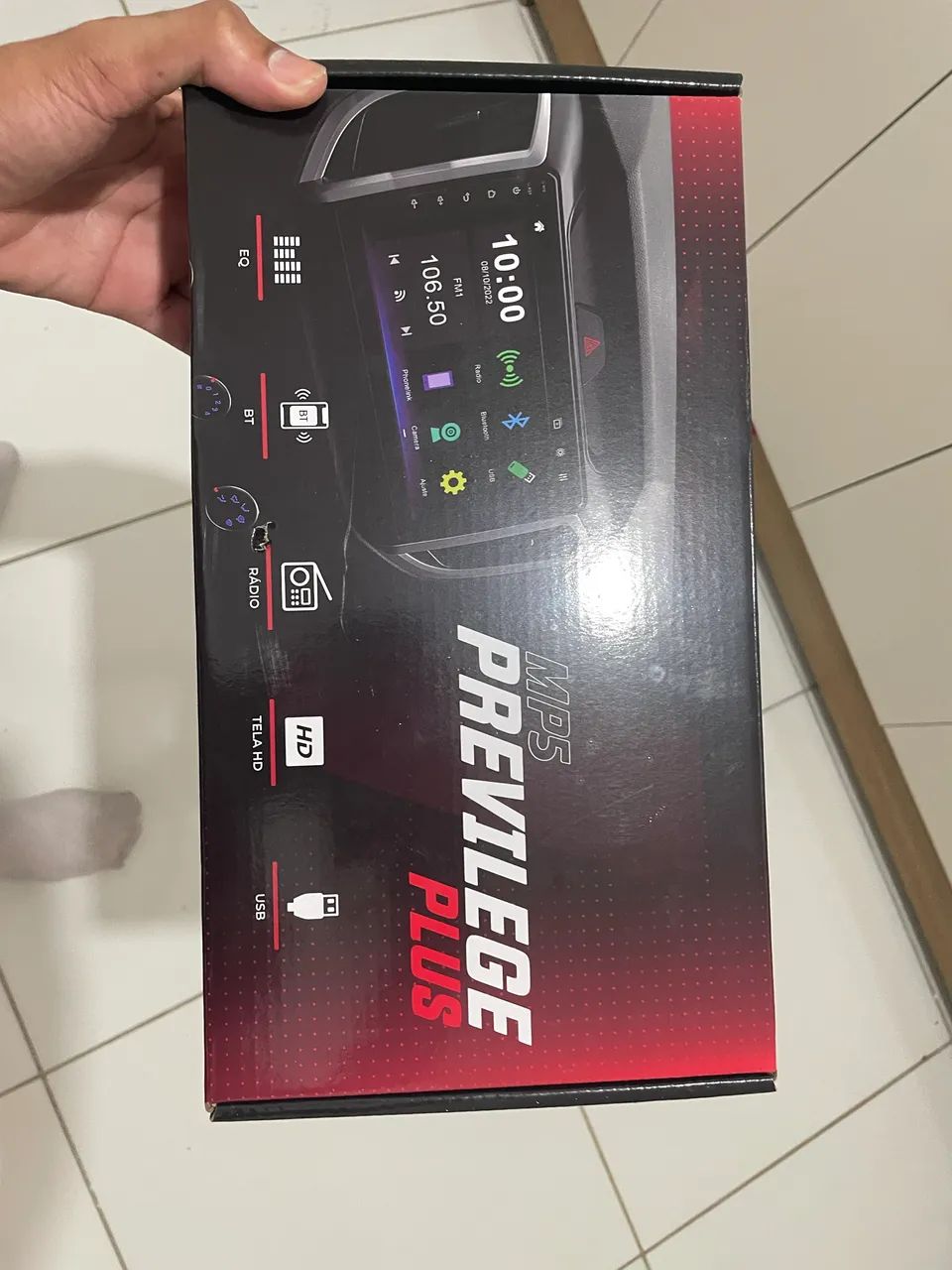 Multimídia Uppertech MP5 Preventilege Plus 9 Slim - CarPlay e Android Auto sem fio - Foto 3