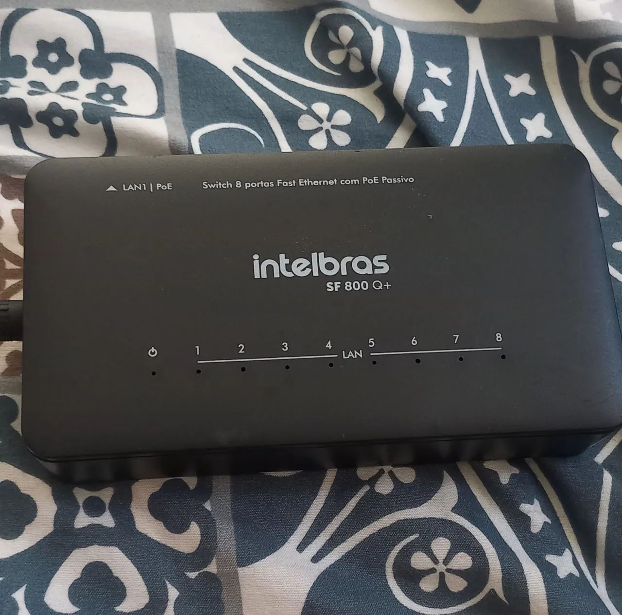 Switch Intelbras PoE SF 800 Q+ Com Fonde de 12v - Foto 3