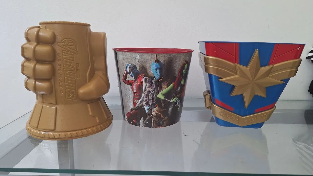 Copos colecionavel Marvel vingadores ultimato manopla - Foto 2