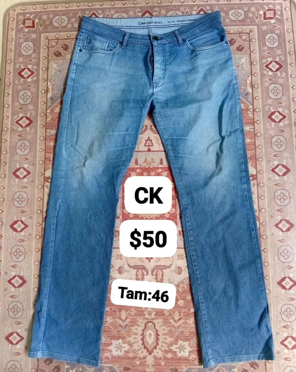calça masculina jeans do 42 ao 46 $35 cada  - Foto 4