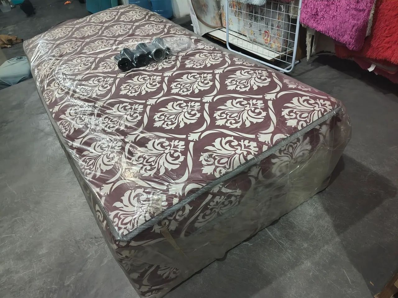 CAMA BOX SOLTEIRO ESPUMA NOVA R$350 - ENTREGO  - Foto 2