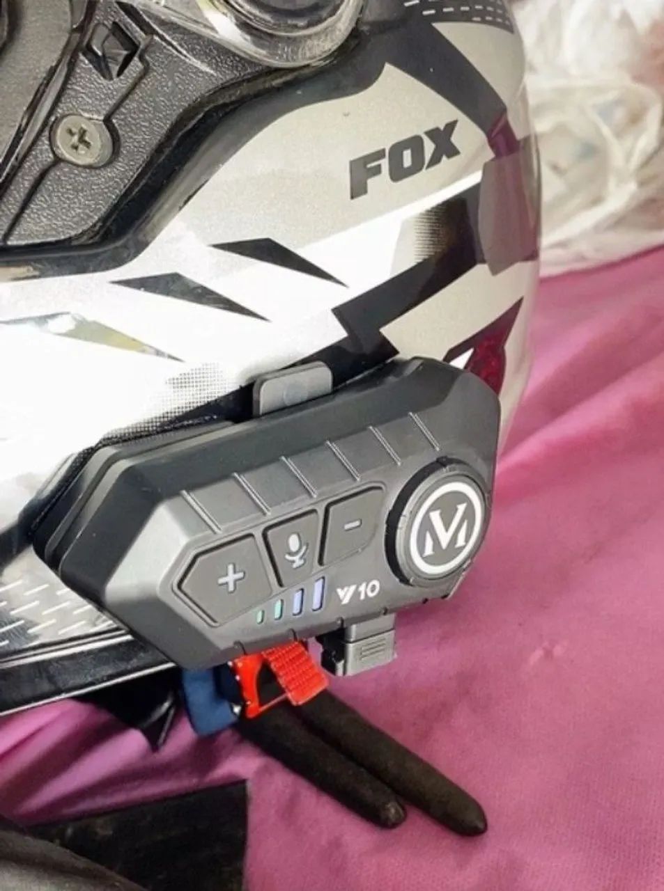 Fone bluetooth para capacete  - Foto 4