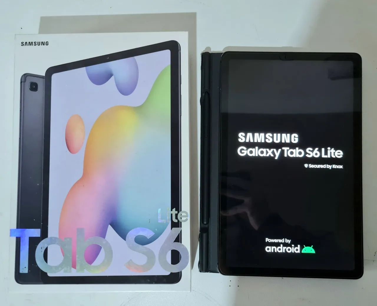 Tablet Samsung S6 Lite 64gb LTE Rede de Celular
