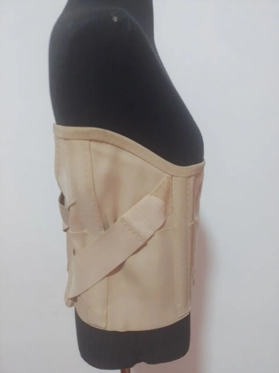 Cinta colete lombar ajustavel barbatanas flexível veste P, M e G - Foto 3