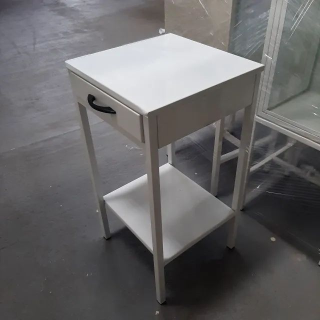 MESA AUX ESM BCO C/GAV 40X40X80CM S/ROD